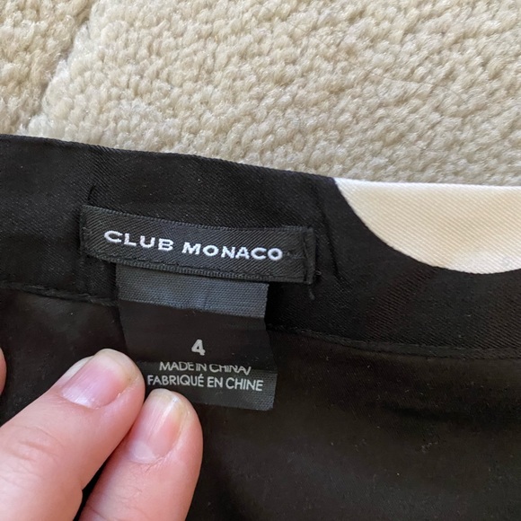 100% Silk Club Monaco Polka Dot Skirt - size 4 - Picture 7 of 11